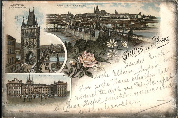 Prag Prahy Prague Altstädter Brückenthurm