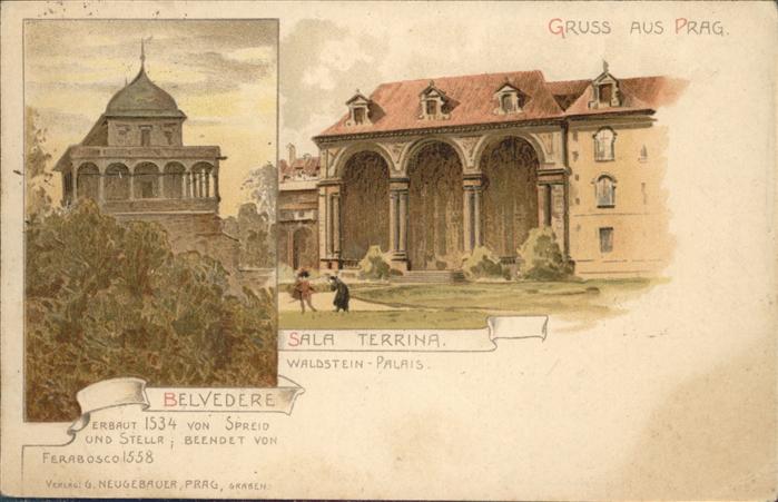 Prag Prahy Prague Sala Terrina
Belvedere