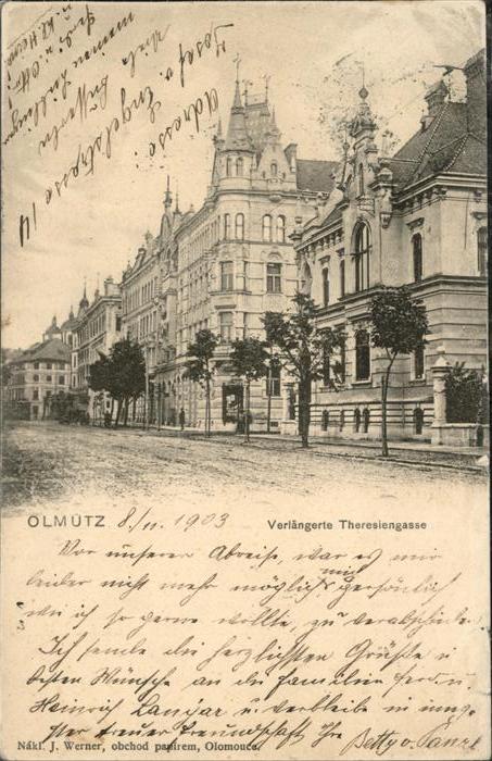 Olmuetz Olomouc Verlängerte Theresiengasse