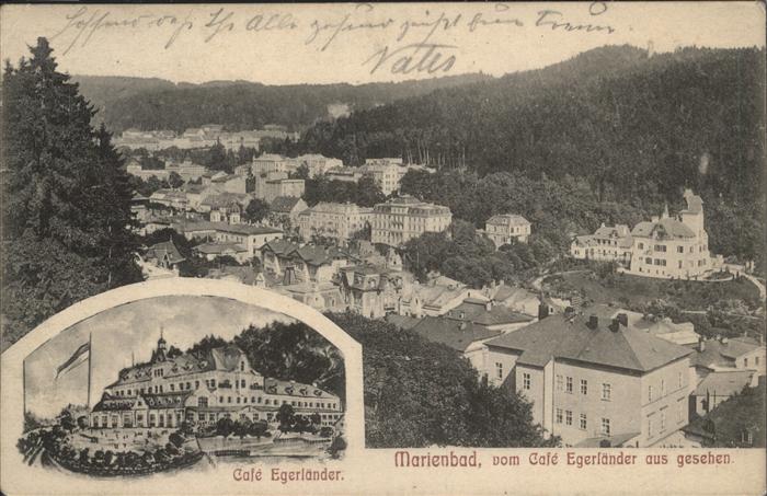 Marienbad Tschechien Boehmen Cafe Egerländer