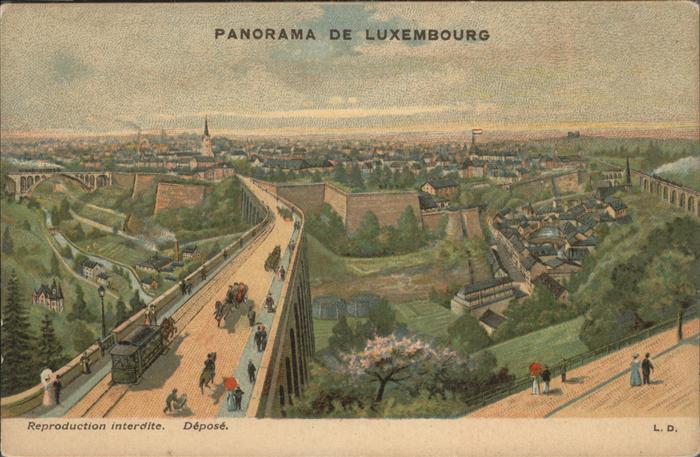 LUXEMBOURG  Luxemburg Panorama