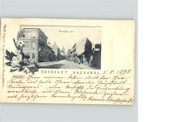 Kassa Kosice Kaschau Slovakia Teilansicht