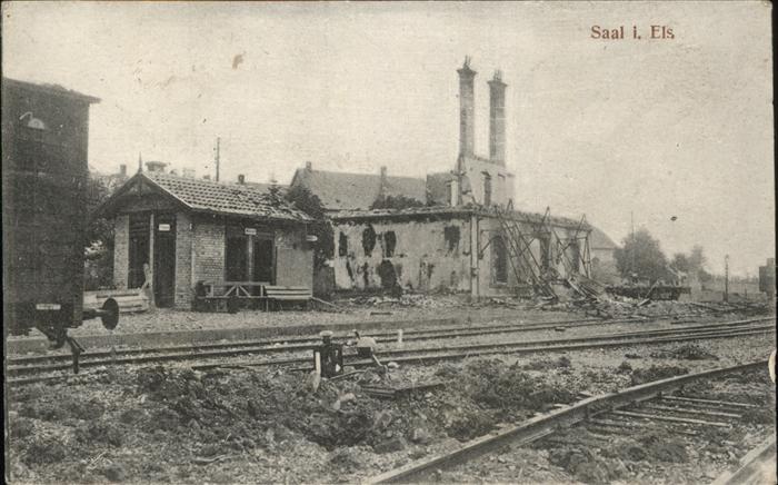 Saal Elsass Bahngleise