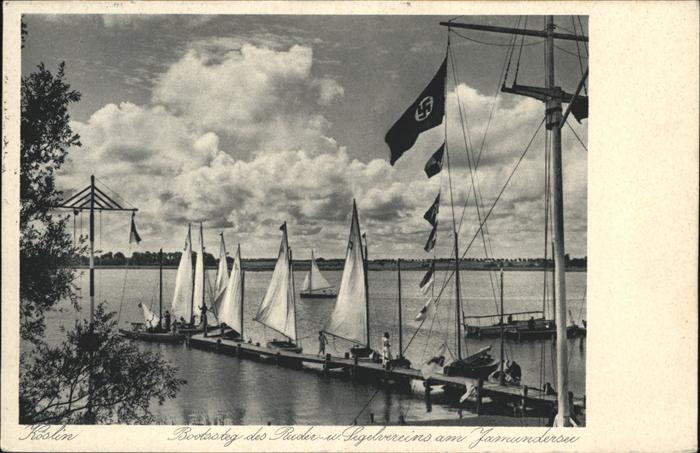 Koeslin Pommern Koszalin Hafen