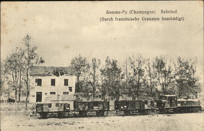 Somme-Py-Tahure Bahnhof
