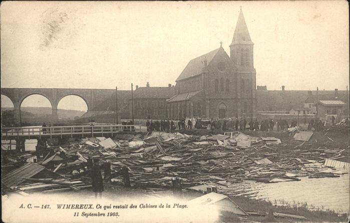 Wimereux Ce qui restait des Cabines de la Plage
