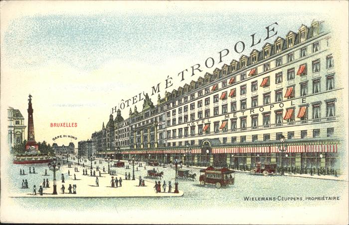 Bruxelles Bruessel Hotel Metropole