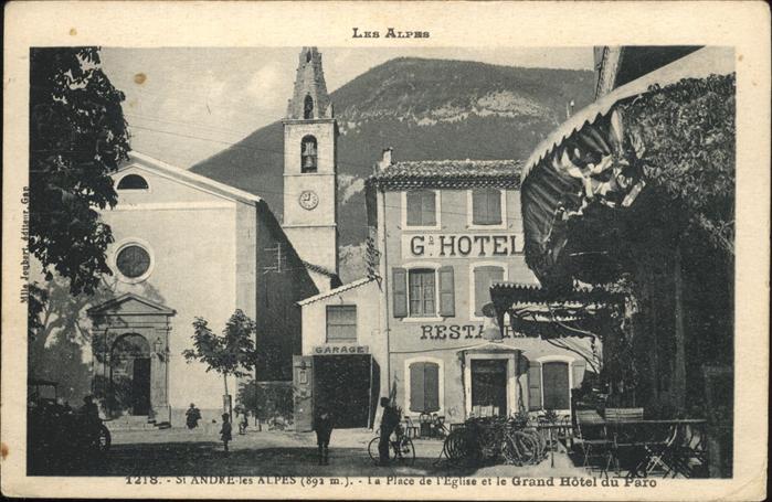 Saint-Andre-les-Alpes Kirche
Hotel
