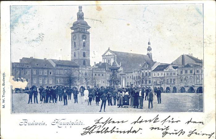Budweis Ceske Budejowice Hauptplatz