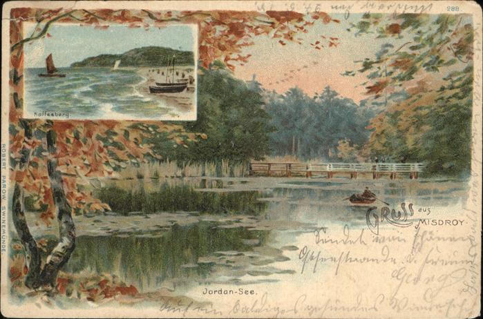 Misdroy Ostseebad Westpommern Aquarell
Jordan-See