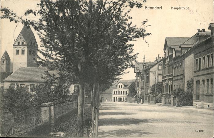 Benndorf Hauptstraße