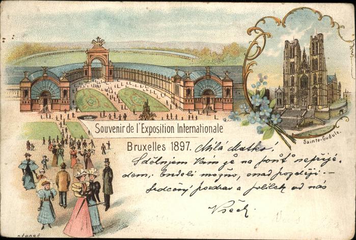 Bruxelles Bruessel Exposition Internationale 1897