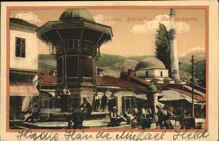Sarajevo Alter Marktplatz
