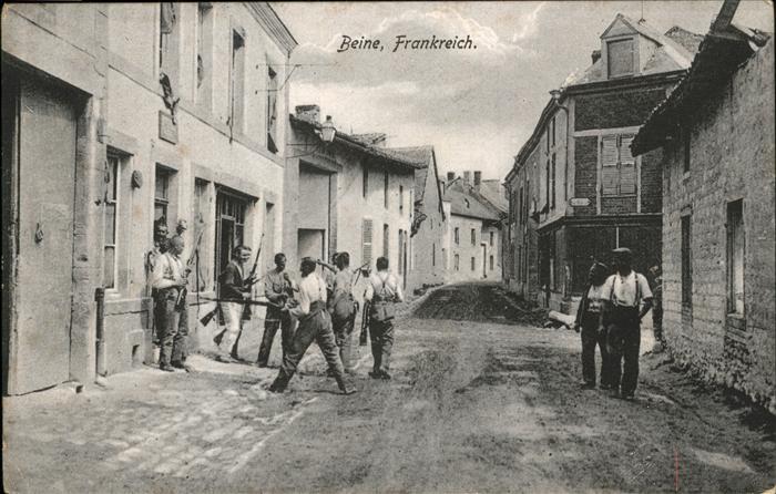 Beine Yonne Kriegsszene
Feldpostkarte