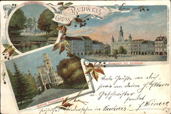 Budweis Ceske Budejowice Ringplatz
Rathaus