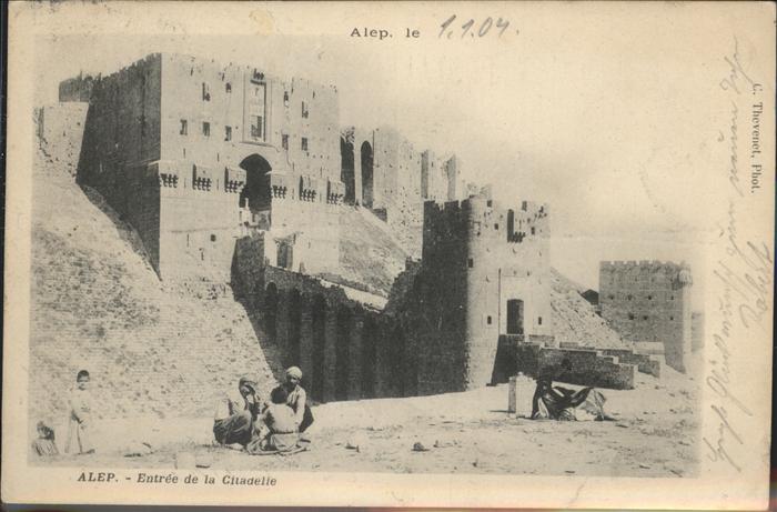 Alep Entree de la Citadelle