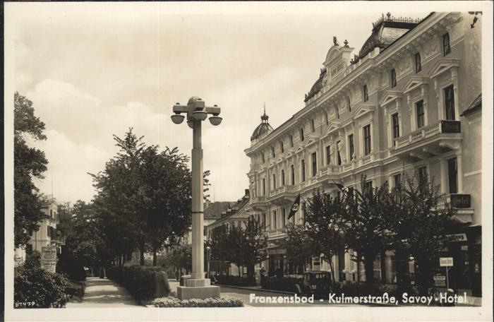 Franzensbad Kulmerstraße
Savoy-Hotel