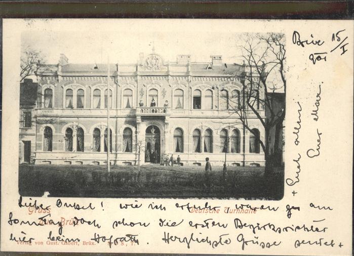 Bruex Most Sudetengau Deutsche Turnhalle