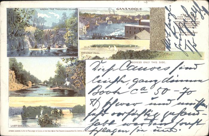 Gananoque Teilansichten
Aquarell
