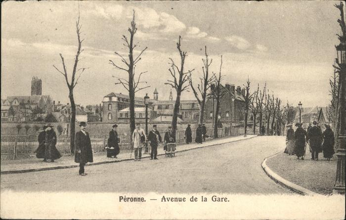 Peronne 80 Somme Avenue de la Gare