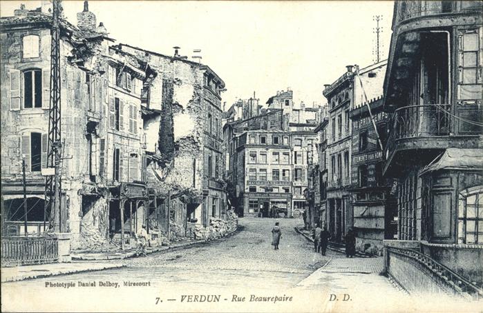 Verdun Meuse Rue Beaurepaire