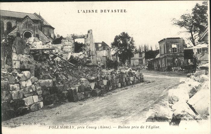 Folembray Ruines de Eglise