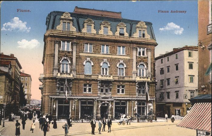 Fiume Rijeka Piazza Andreassy