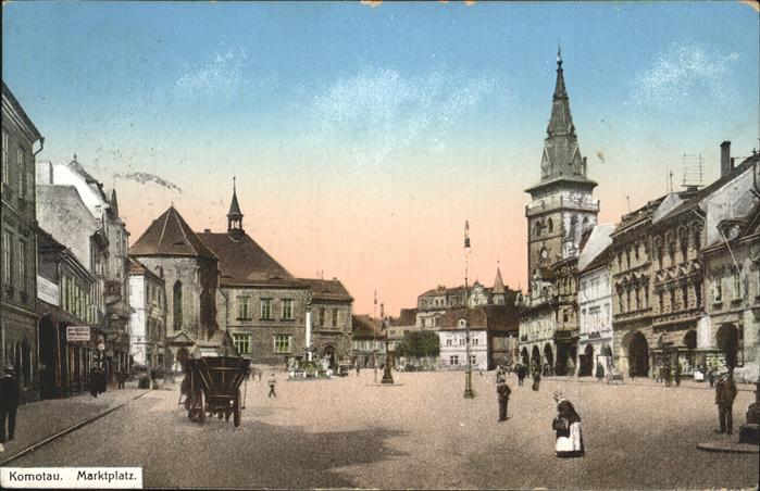 Komotau Marktplatz