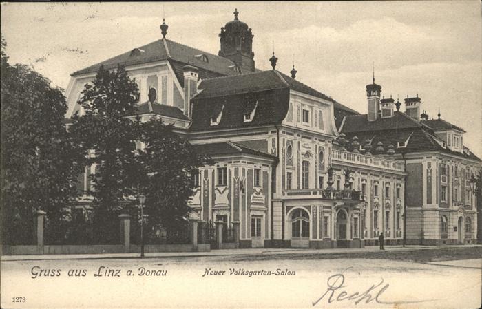Linz Donau Neuer Volksgarten Salon