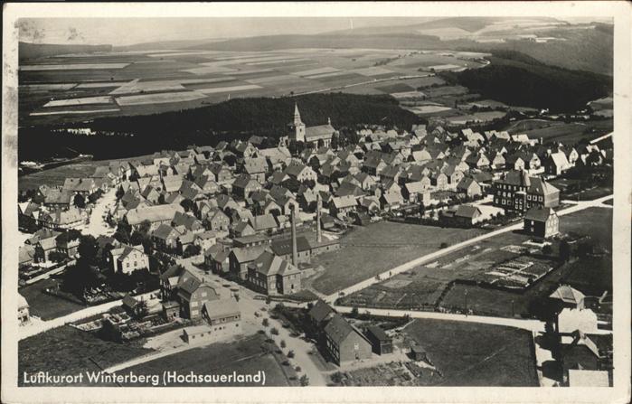 Winterberg Hochsauerland Fliegeraufnahme