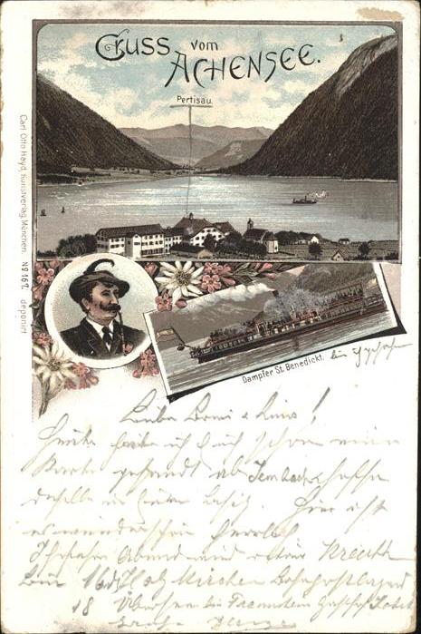 Achensee Dampfer St Benedickt