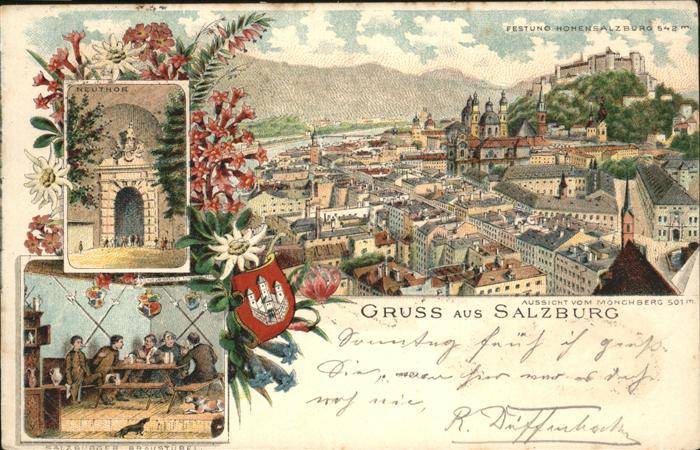 SALZBURG  AT Neuthor Festung Hohensalzburg
