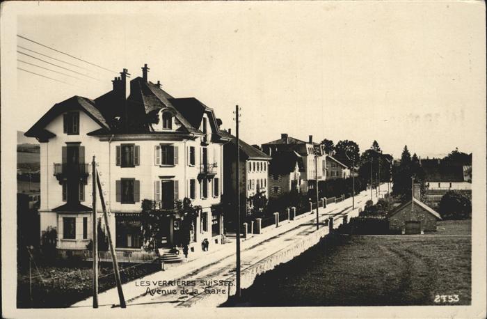 Les Verrieres Avenue de la Gare
