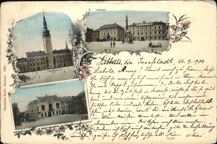 Littau Litovel Czechia Stadtplatz Rathaus