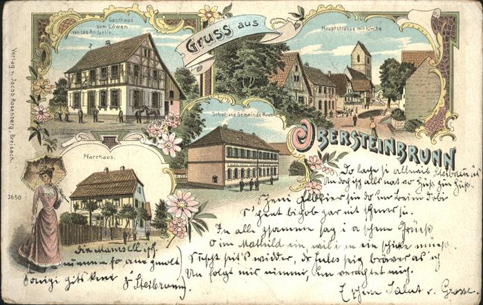 Landser Obersteinbrunn Hauptstrasse Kirche Pfar