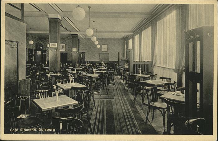 Duisburg Ruhr Cafe Sipmann