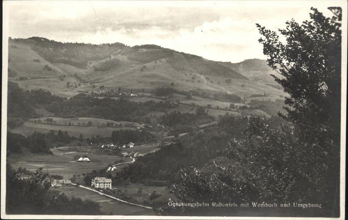 Wembach Schwarzwald Genesungsheim Rabenfels Wembach