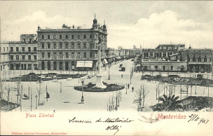 Montevideo Uruguay Plaza Liberlad