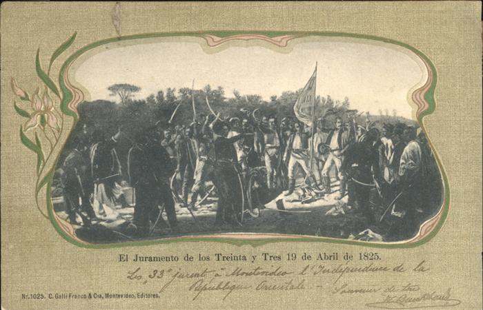 Montevideo Uruguay El Juramento de los Treinta y Tres 19.0