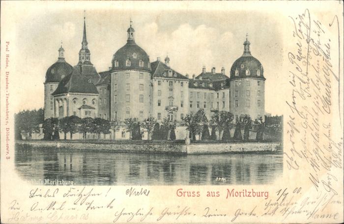 Moritzburg Sachsen Schloss Moritzburg Reliefkarte