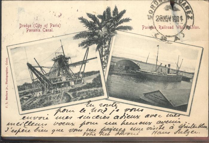 Panama City Panama Panama Canal Whal Colon