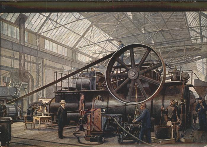 MAGDEBURG  CITY Pruefung Patent Heissdamp Lokomobile