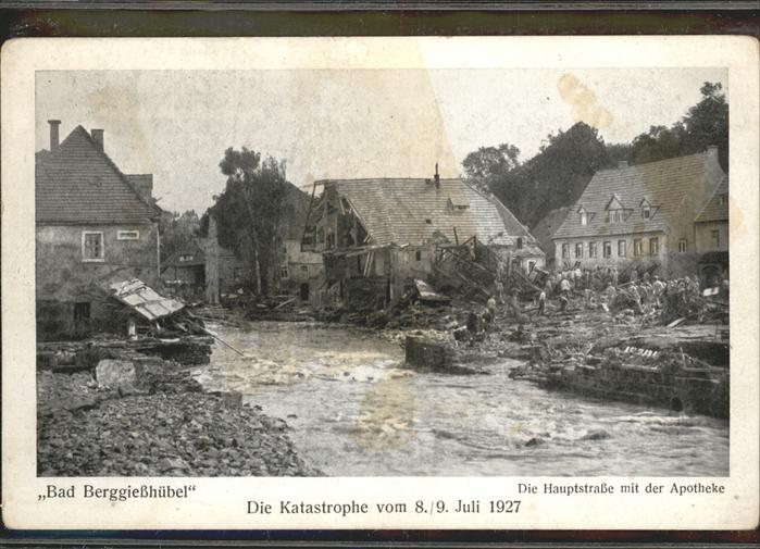 Berggiesshuebel Bad Berggießhübel Katastrophe 8./9. Jul