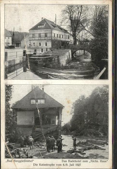 Berggiesshuebel Bad Berggießhübel Katastrope Juli 1927
