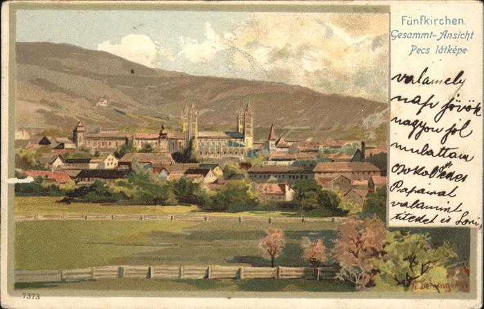 Fuenfkirchen Gesamt Ansicht Pecs Iatkepe