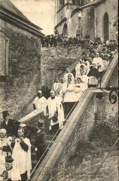 Echternach Heiliger Willibrord Gebeine, Pfaarkirch