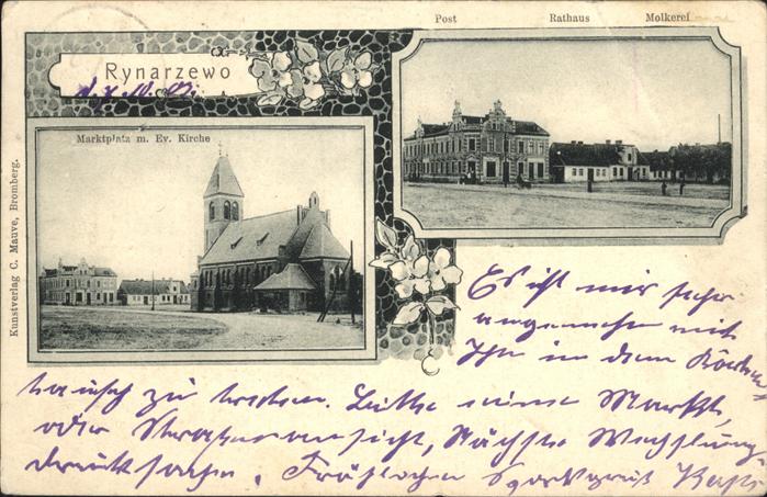 Rynarec Tschechische Republik Marktplatz Rathaus, Post