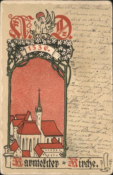 WIEN AT Kirche 1536 Engel Wien [handschriftlich]