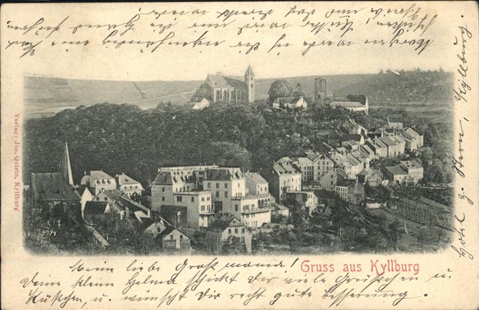 Kyllburg Rheinland-Pfalz Reliefkarte