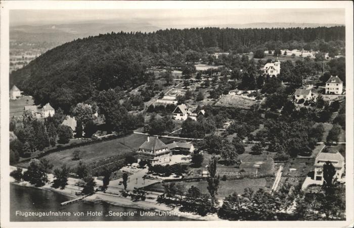 Unteruhldingen Flugaufnahme Hotel Seeperle